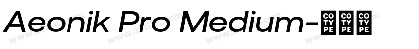 Aeonik Pro Medium字体转换